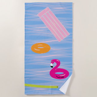 Plage Serviette de piscine personnalisée | Serviette de