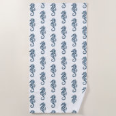 Plage Serviette de plage—Cheval de mer (Devant)