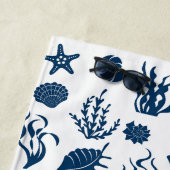 Plage Serviette de plage—Coques (En situation)