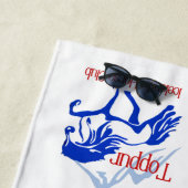 Plage Serviette de plage/couverture de selle (En situation)