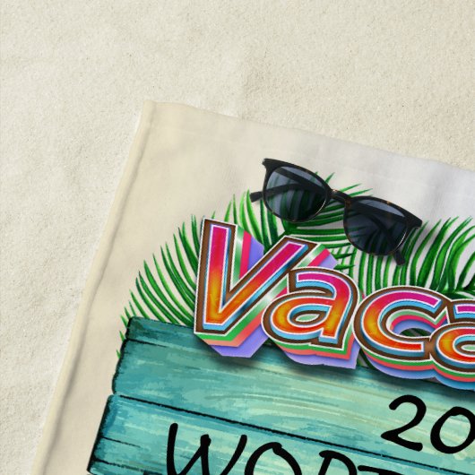 Plage serviette de plage Gnome (En situation)