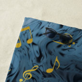 Plage Serviette de plage,musique, ensemble,maison, notes (En situation)