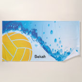 Plage Serviette de polo d'eau (Devant)