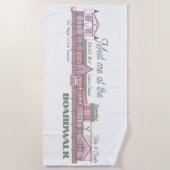 Plage Serviette de promenade (Devant)