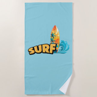 Plage Serviette de surf pour les amateurs de surf