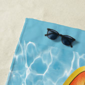 Plage Serviette de surf yoga (En situation)