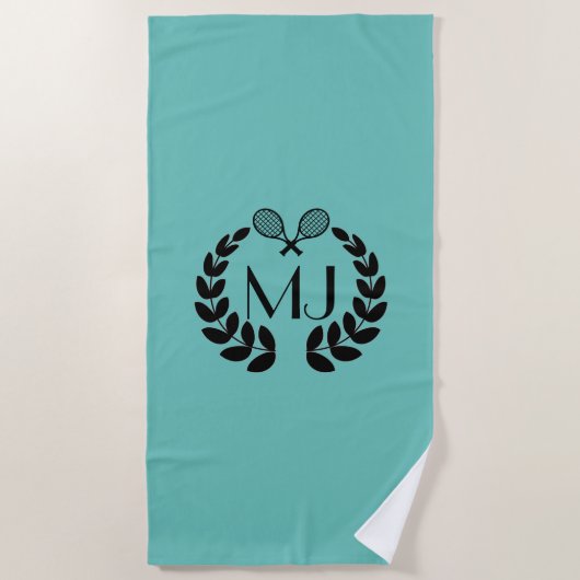 Plage Serviette faite sur commande personnalisée de (Devant)