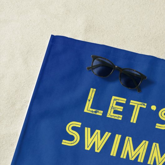 Plage Serviette Grenouille Eau de nage (En situation)