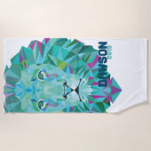 Plage Serviette Turq 2019 de Dawson Geo (Devant)