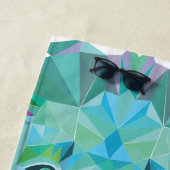 Plage Serviette Turq 2019 de Dawson Geo (En situation)