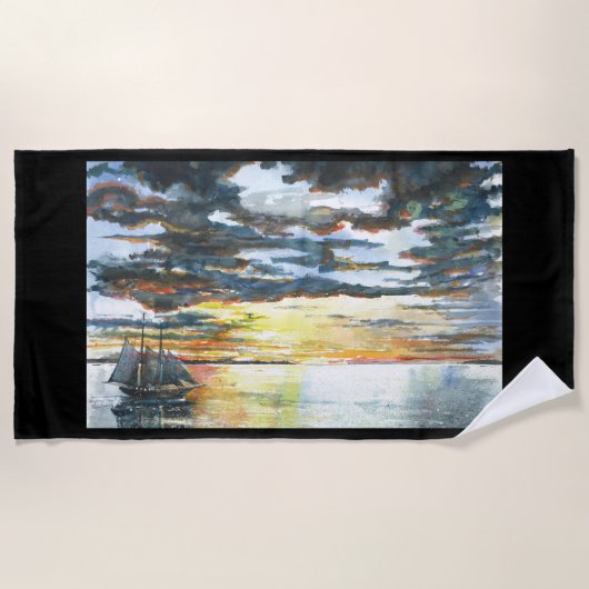 Plage Serviette Vénus à Port (Devant)