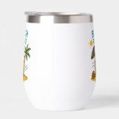 Plage S'Il Vous Plaît Acier Inoxydable Vin Tumbler (Droite)