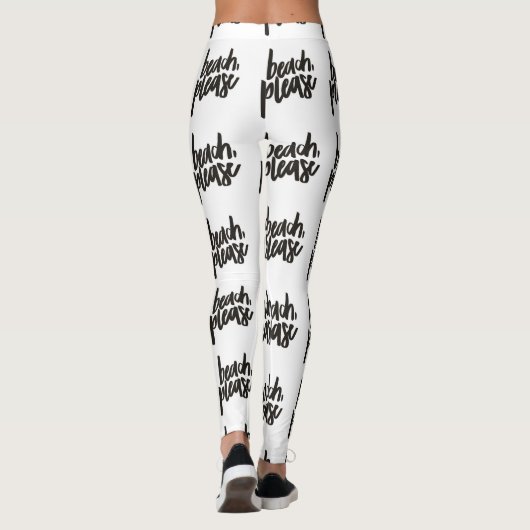 Plage S'Il Vous Plaît Leggings (Dos)