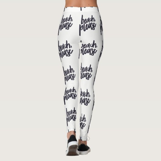 Plage S'Il Vous Plaît Leggings (Dos)