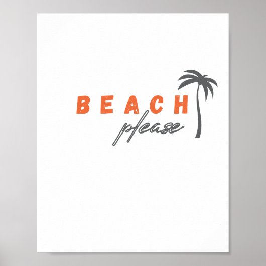 plage, s'il vous plaît. Posters & Impressions (Devant)