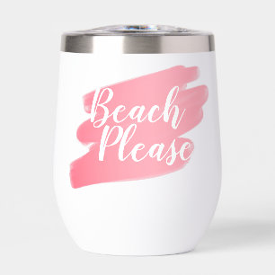 Plage S'il Vous Plaît Rose Foncé de la Plage