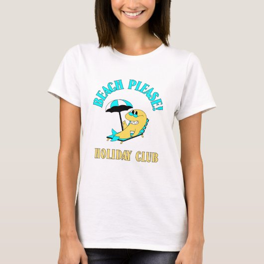 Plage S'Il Vous Plaît ! T-shirt du club de vacance (Devant)