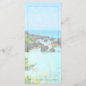 Plage St Georges Bermudes Menu Mariage (Dos)