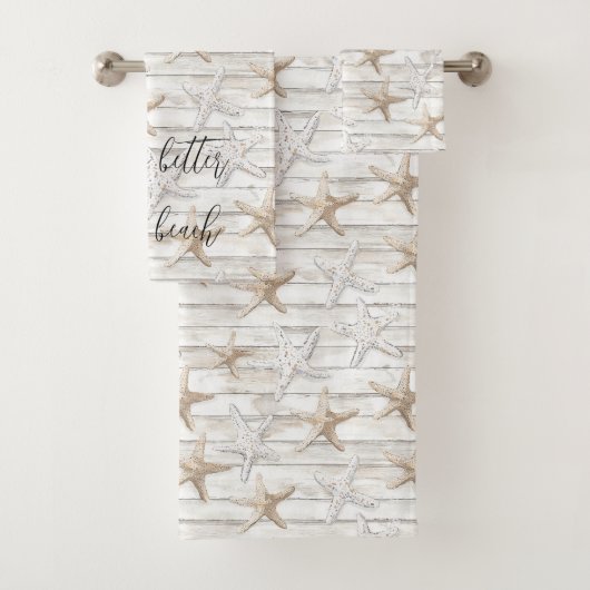 Plage Starfish mieux personnalisée sur la plage (En situation)