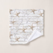 Plage Starfish mieux personnalisée sur la plage (Gant de toilette)