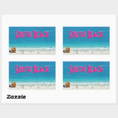~Plage~ STICKER DE PLAGE SUD (Feuille)