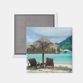 Plage sur aimant Bora Bora (Recto/Verso)