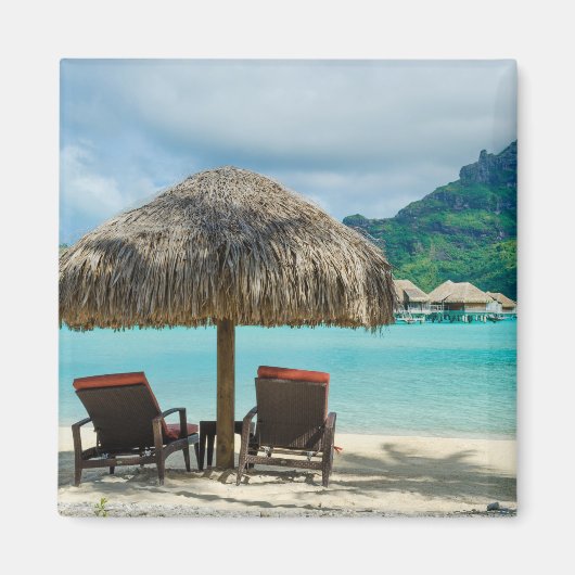 Plage sur aimant Bora Bora (Devant)