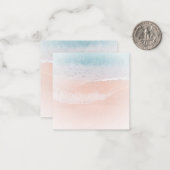 Plage sur mesure Sable Mer Modèle Nature (Devant/Arrière en situation)