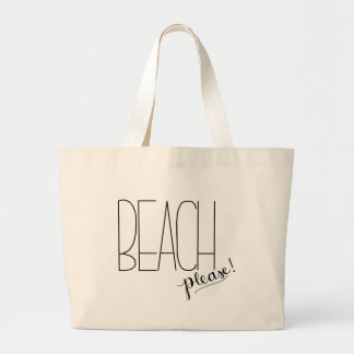 Plage svp ! Sac fourre-tout à plage