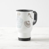 Plage Thématique Mère de la mariée Voyage Mug (Devant droit)