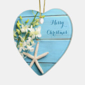 Plage Thématique Noël Ornements Coeur Starfish (Gauche)