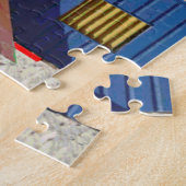 Plage Thème Beach Hut Jigsaw Puzzle (Côté)