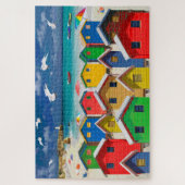Plage Thème Beach Hut Jigsaw Puzzle (Vertical)