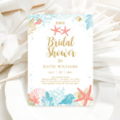 Plage Thème Bridal Douche Invitation
