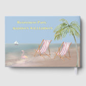 Plage Thème de la fête de retraite Real Gold Foil (Verso)