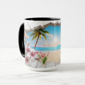 Plage Tropical Paradise - Mug 3D (Devant gauche)