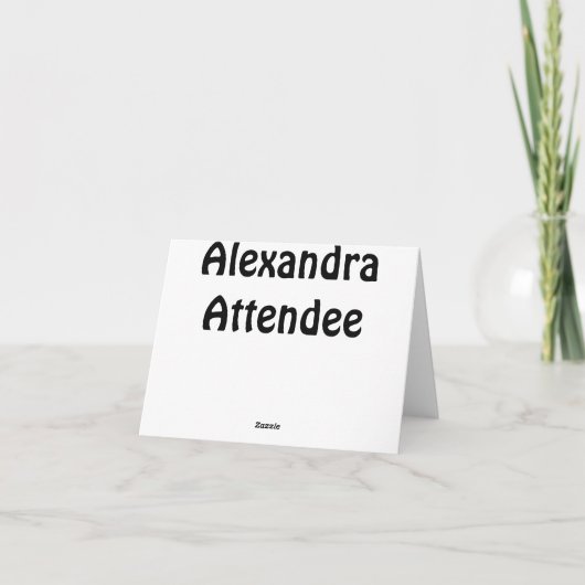 Plage Tropical - Place Setting Nom Cartes Siège (Dos)