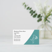 Plage Tropical Sirène thème Cartes de visite (Debout devant)