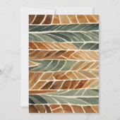 Plage Tropical Tiki Party Shower Invitation (Dos)