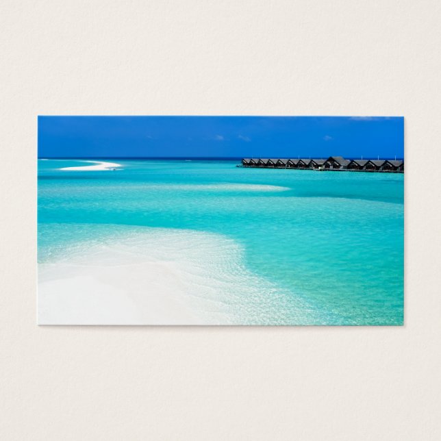 Plage tropicale aux Maldives (Devant)