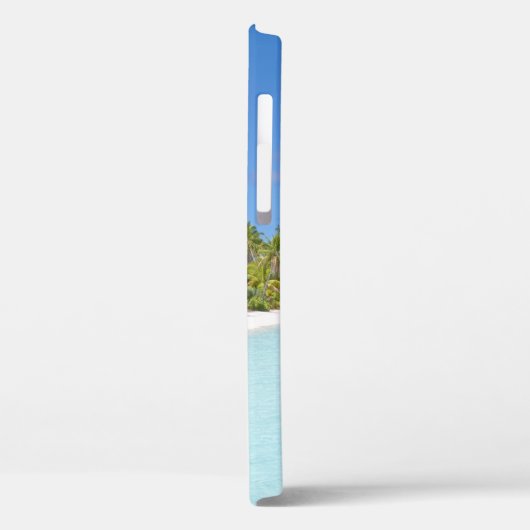 Plage tropicale avec Palms Coque-Mate coque iphone (Verso / Gauche)