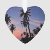 Plage tropicale coucher de soleil Photo personnali (devant)