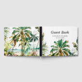 Plage tropicale Destination Mariage Livre d'invité (Complet)