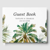 Plage tropicale Destination Mariage Livre d'invité (Recto)