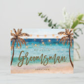 plage tropicale être ma carte de proposition de gr (Debout devant)