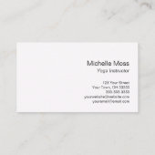 Plage tropicale Ocean Paradise Sunset Carte de vis (Dos)