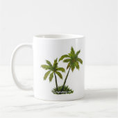 Plage tropicale Palm Trees Café Mug (Gauche)