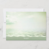 Plage tropicale Palm Trees Invitation de douche nu (Dos)