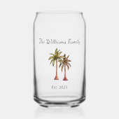 Plage tropicale Palmiers Dessin été (Recto)