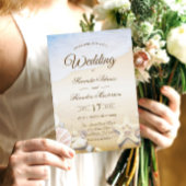 Plage tropicale Starfish Mariage Invitation